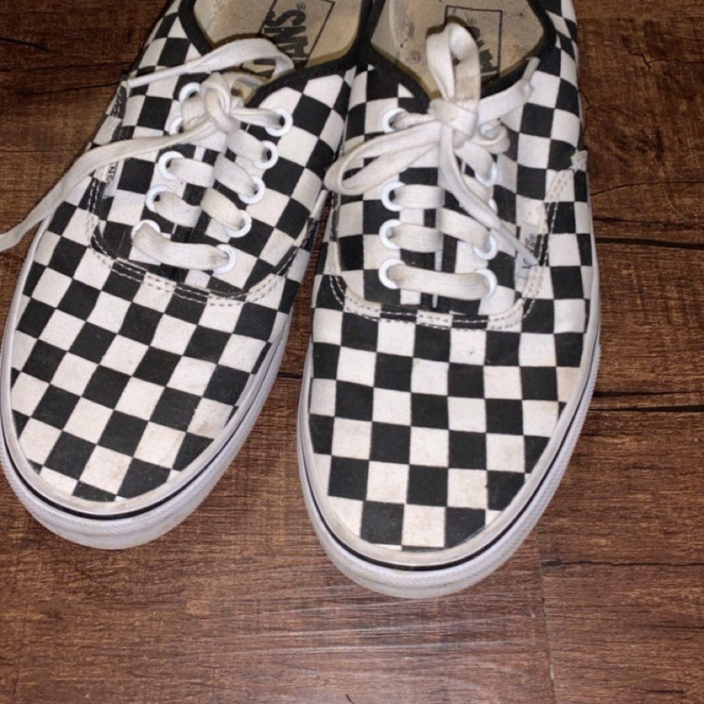 Checkered vans